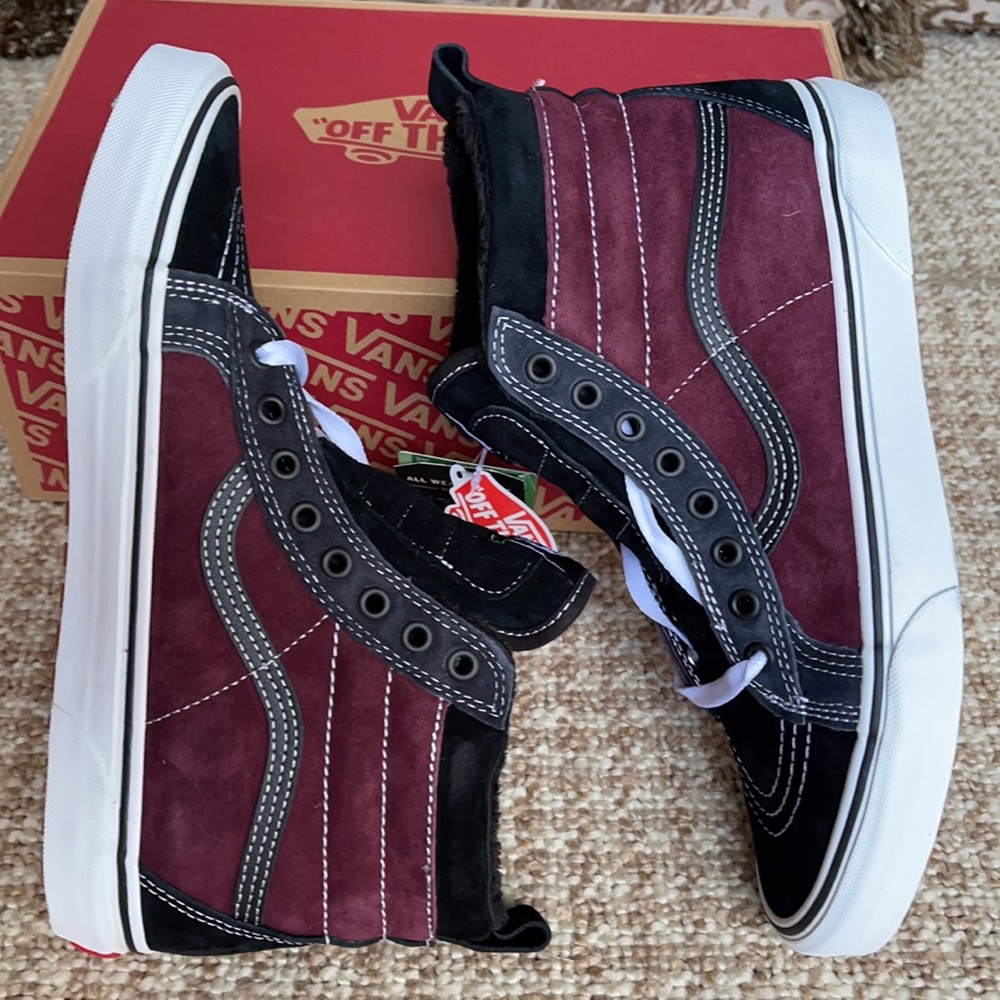 Vans Men’s Sk8-Hi Mte Port Royal/Black Boots Cold Weather Sneakers